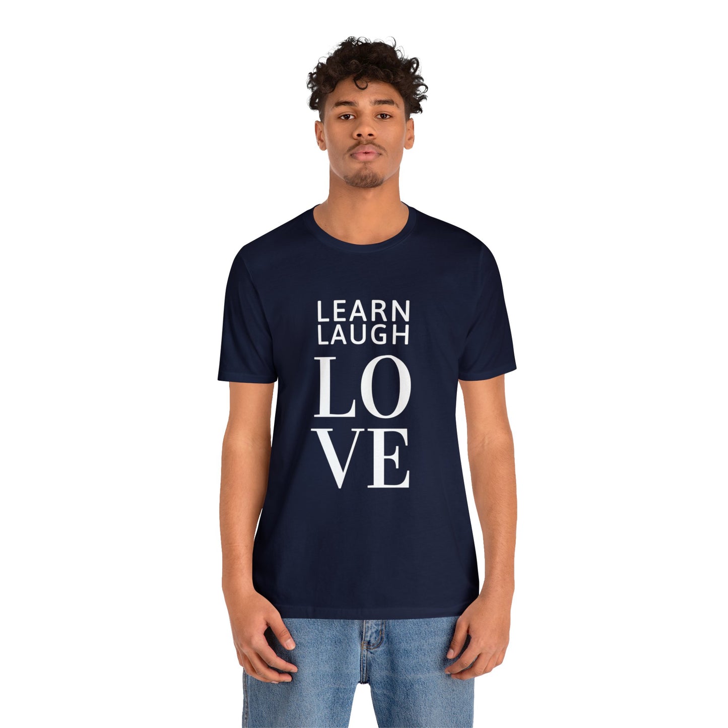 Learn Laugh LOVE Tee with MomSpot.com on Back (Various Colors)