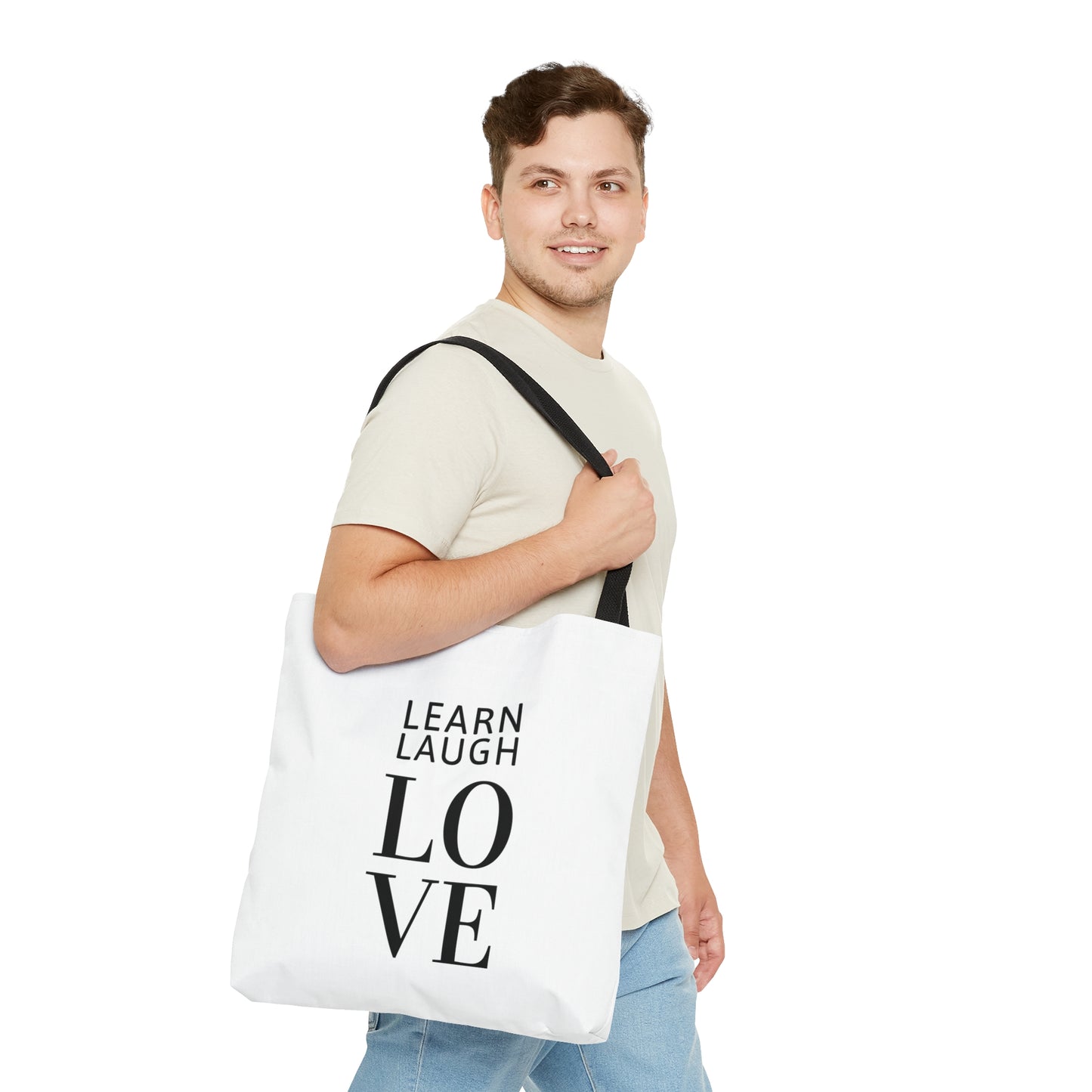 Learn Laugh LOVE Tote Bag