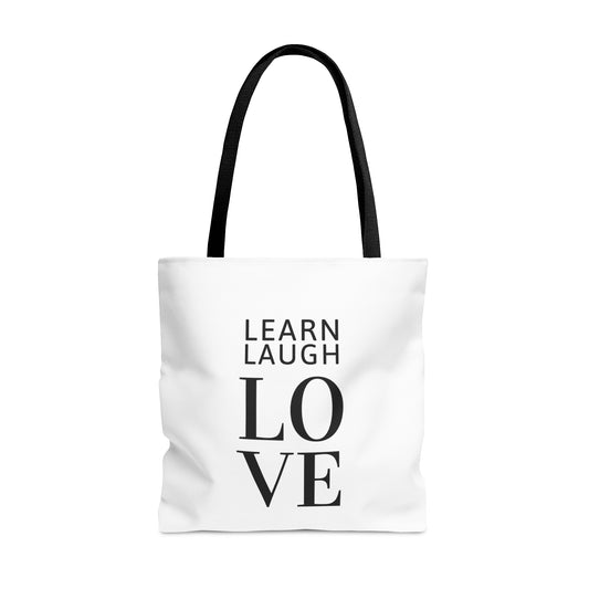 Learn Laugh LOVE Tote Bag