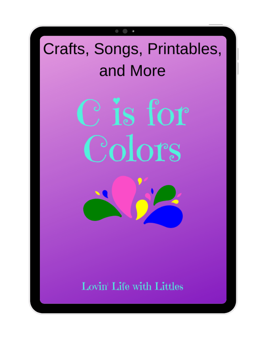 C is for Colors: Preschool Lesson Plan and Printables