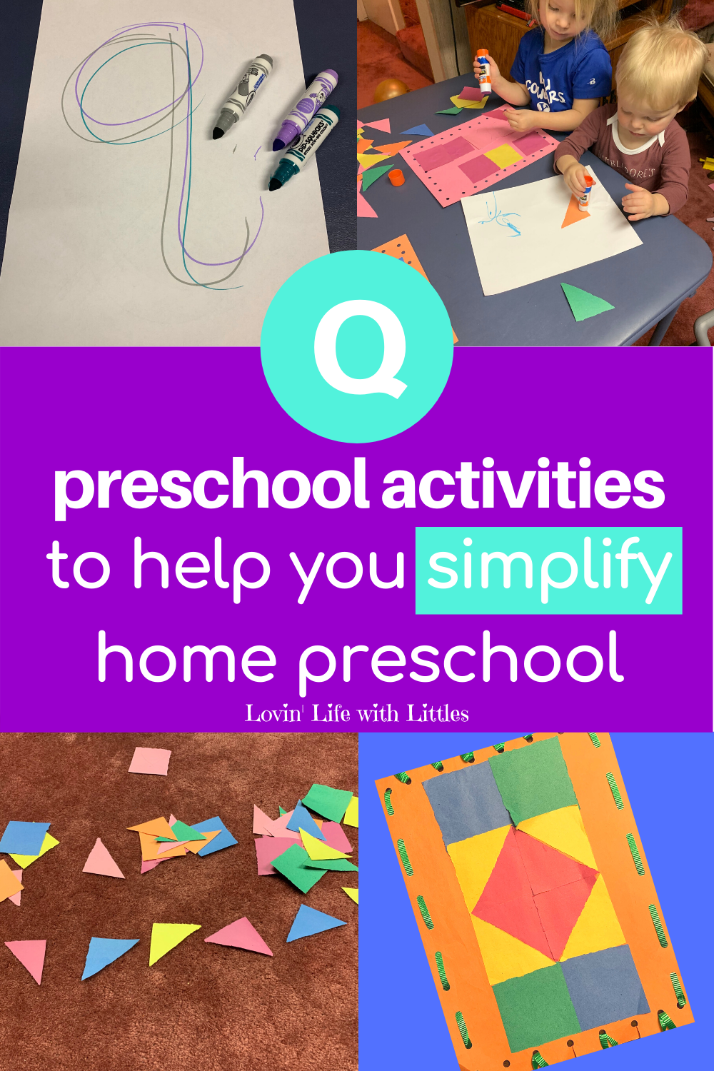 Q is for Quilt: Preschool Lesson Plan and Printables